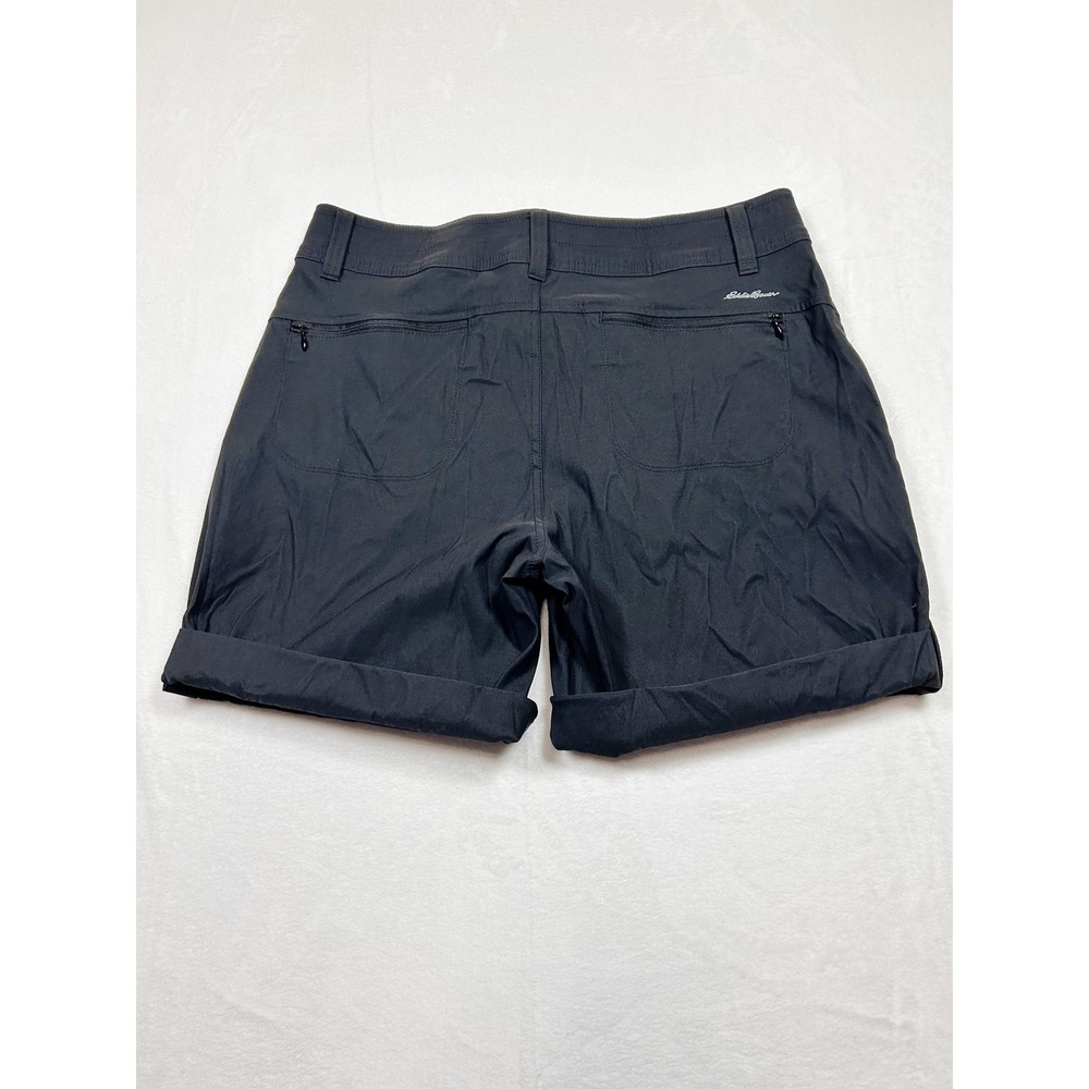 Eddie Bauer Rolled Hem Bermuda Shorts 10 NWOT Hiking Outdoors Activewear - Picture 2 of 6